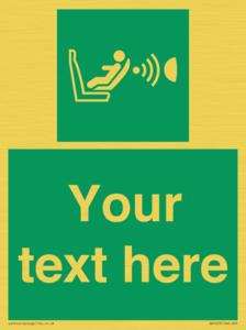 Custom safe condition child seat presence orientation detection system